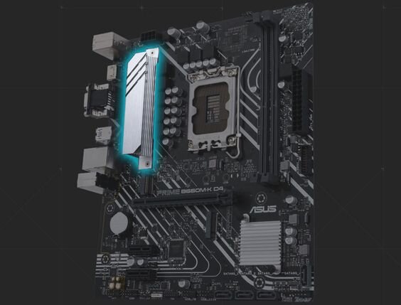 Mainboard Asus Prime B660M-K D4 (Ảnh 3)
