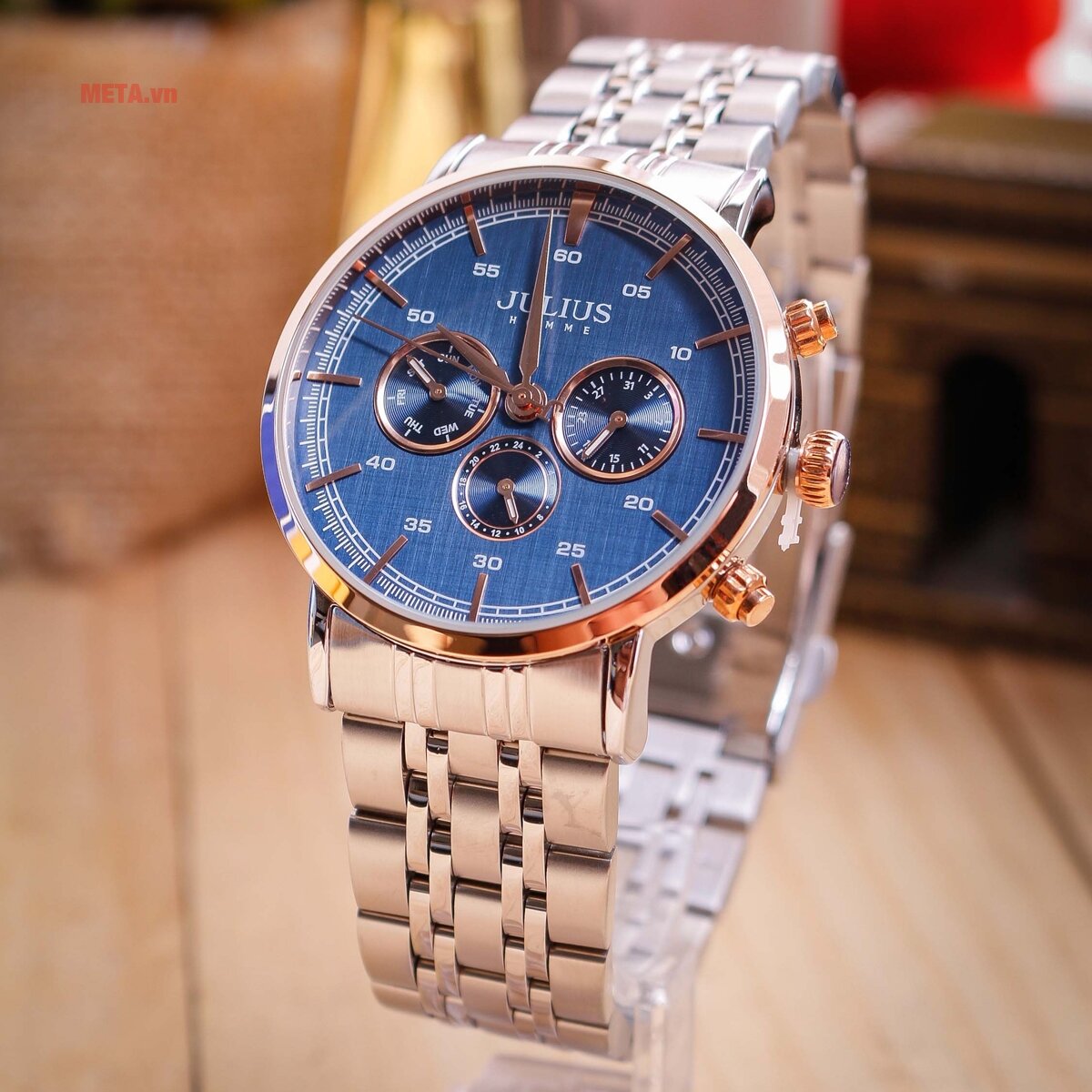 Đồng hồ nam Julius 6 kim JAH-100