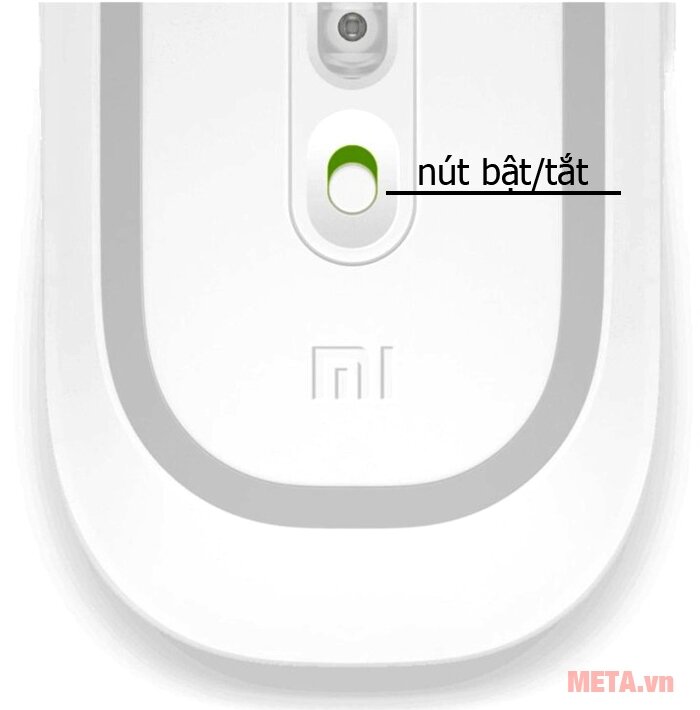 Chuột không dây Xiaomi Mi Wireless WSB01TM/HLK4013GL (trắng/đen)