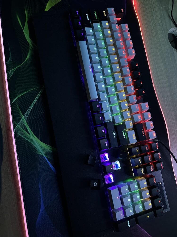 Bàn phím cơ gaming SPARTAN TC3218 Black Gray 3