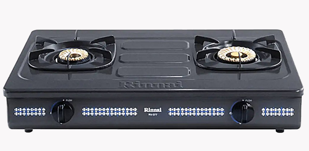 Bếp gas đôi Rinnai RV-377(G)N 2 vùng nấu tiện dụng 