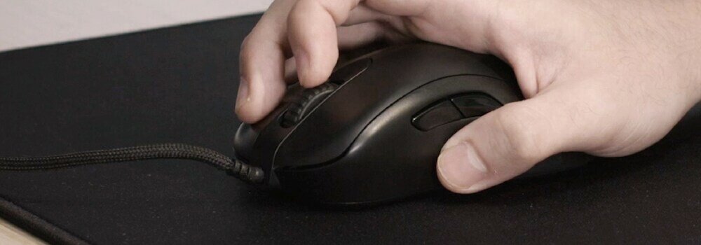 Chuột Zowie BenQ EC3-C (USB/Ergonomic/3200DPI/1000Hz/3360) trang bị cuộn chuột 24 nấc 