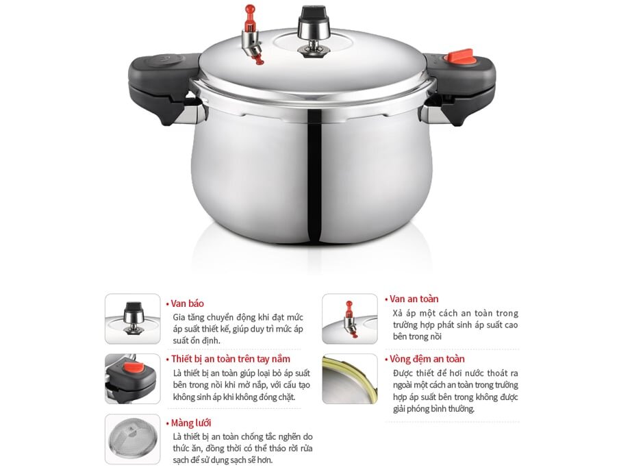 Nồi áp suất inox  