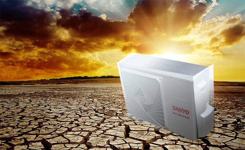 Máy lạnh Sanyo Inverter 1.5 HP SAP-KCRV12WGS Máy lạnh Sanyo Inverter 1.5 HP SAP-KCRV12WGS