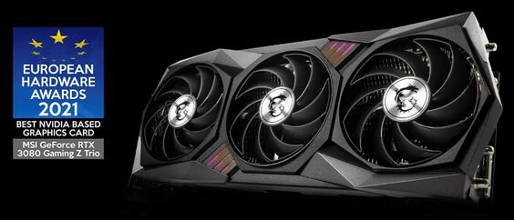 Card đồ hoạ MSI GeForce RTX 3080 GAMING Z TRIO 10G LHR (Ảnh 2)