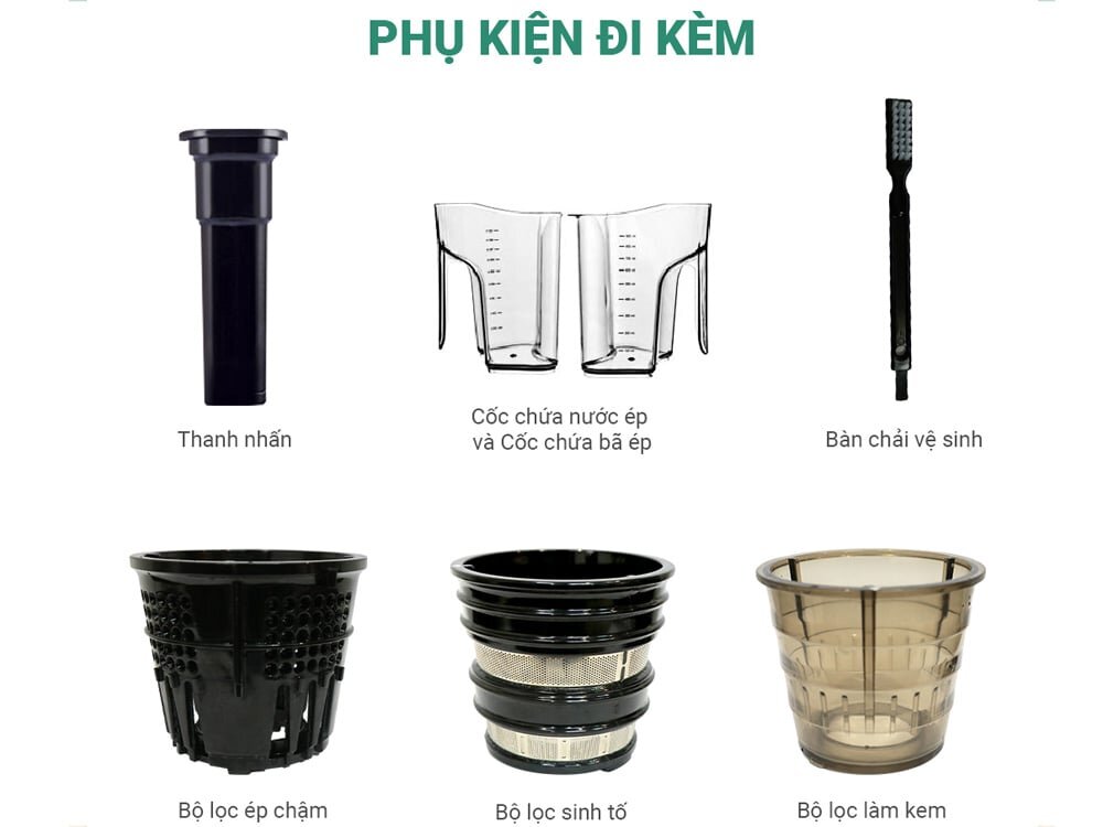 Đa dạng phụ kiện đi kèm
