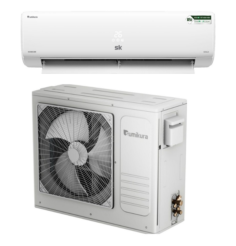 Điều hòa Sumikura Inverter 12000 BTU 2 chiều APS/APO-H120 GOLD gas R-32 2 Thiết kế điều hòa Sumikura APS/APO-H120 GOLD hiện đại, sang trọng