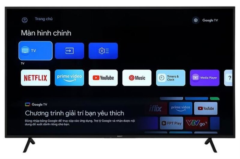 Khám Phá Siêu Phẩm Google Tivi Sony 4K 65 inch KD-65X77L