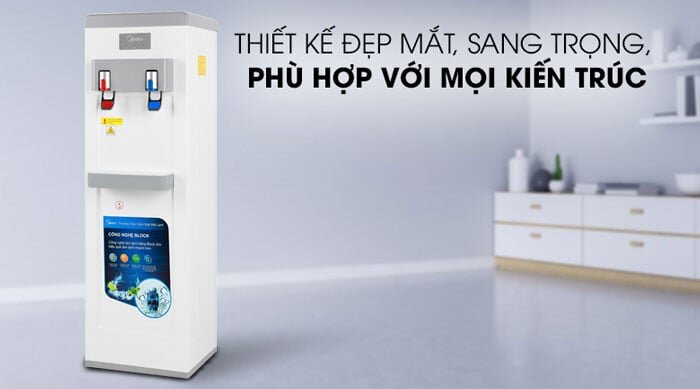 máy làm nóng lạnh nước Midea YL1932S có kiểu dáng hiện đại