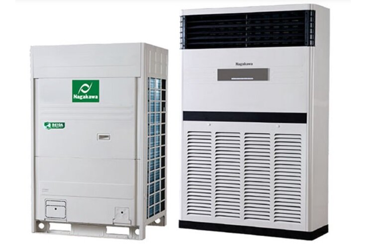 Điều hòa Nagakawa NP-A100R1C24 có thiết kế đơn giản, nhỏ gọn 