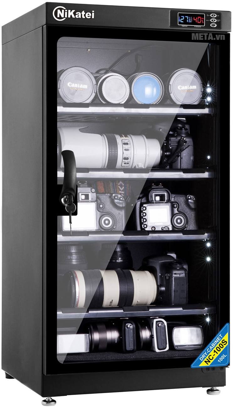 Tủ chống ẩm cao cấp Nikatei NC-100S (100 lít) Tủ chống ẩm cao cấp Nikatei NC-100S (100 lít)