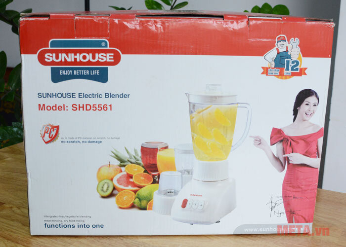 Máy xay sinh tố 3 cối Sunhouse SHD5561