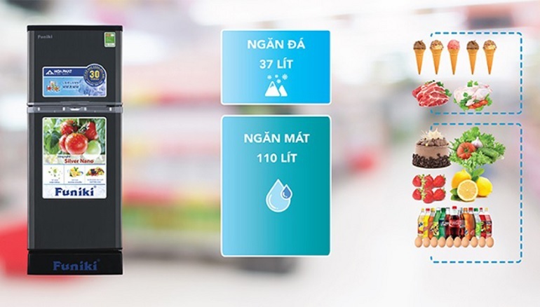 Tủ lạnh Funiki Inverter 150 lít FR-156ISU Tủ lạnh Funiki Inverter 150 lít FR-156ISU