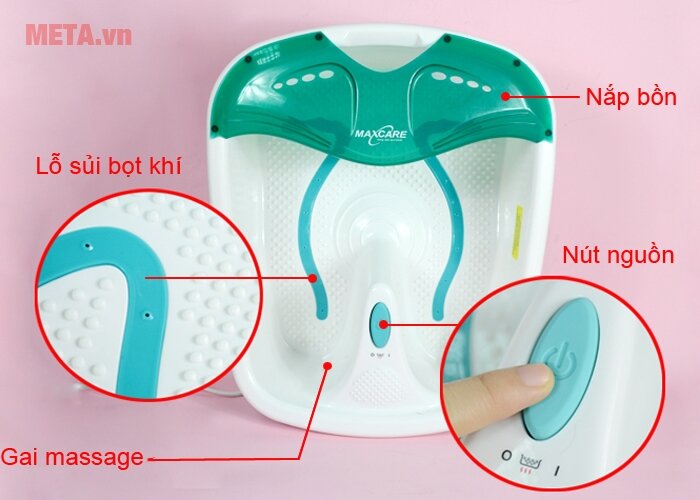 Bồn ngâm massage chân Max-641D