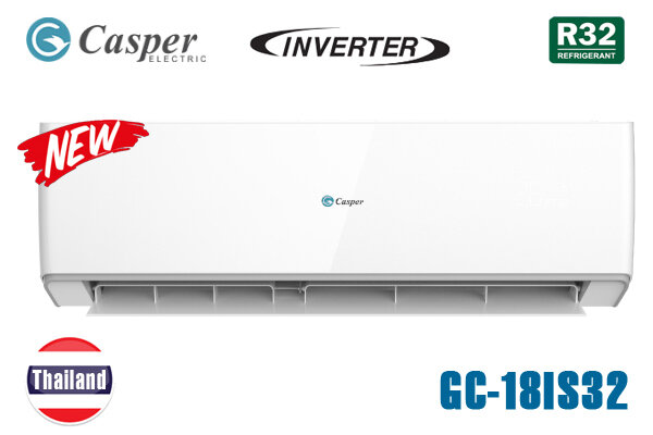 Máy lạnh Casper 1 chiều 18000 BTU Inverter GC-18IS32 gas R-410a