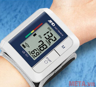Máy đo huyết áp cổ tay AND UB 351
