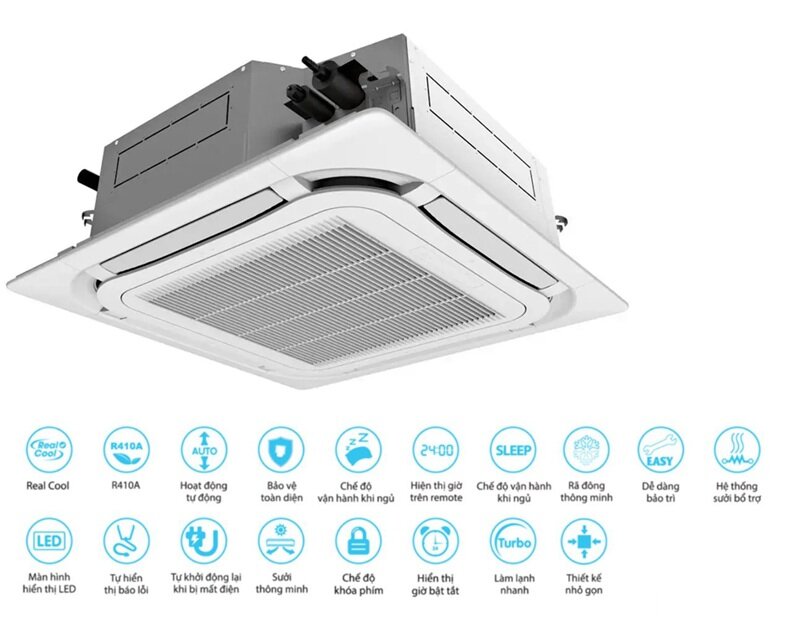 Điều Hòa Âm Trần Gree 60000 BTU 1 Chiều GU160T/AK/GUL160W/A