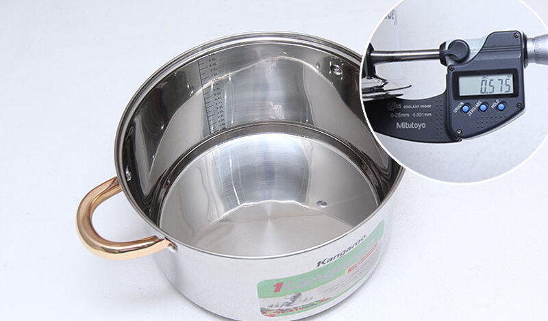 Nồi inox 3 đáy 28 cm Kangaroo KG590 Nồi inox 3 đáy 28 cm Kangaroo KG590