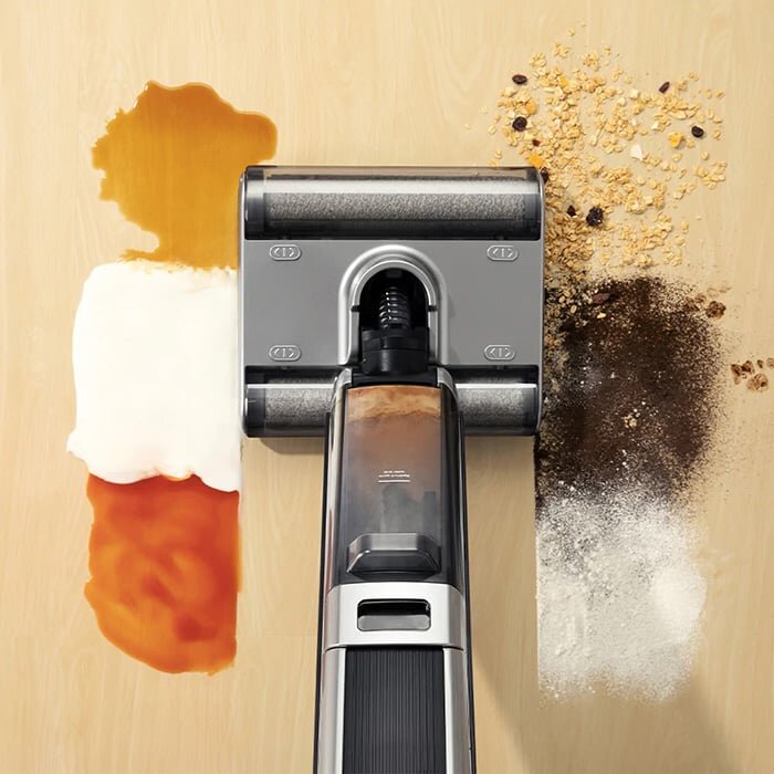 Uwant X100 có con lăn kép giúp làm sạch hơn