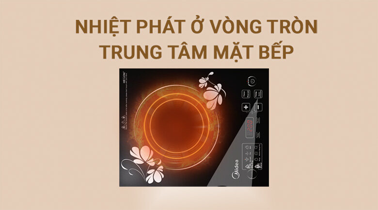 Bếp từ Midea MI-SV21DM Bếp từ Midea MI-SV21DM