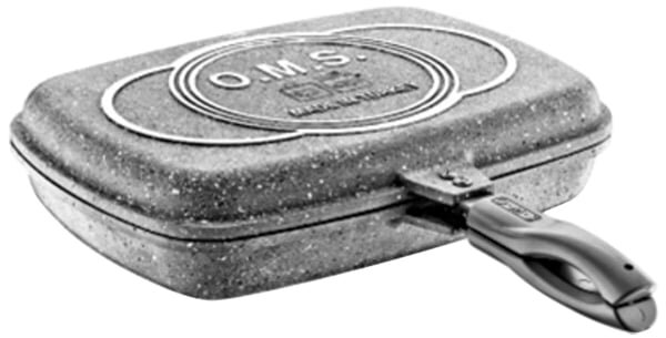 Chảo chiên nướng 2 mặt không dầu Eco Granite O.M.S 3215.00.12