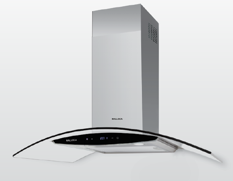 Máy hút mùi Malloca MC-1090 sở hữu công suất hút lên đến 700 m³/h