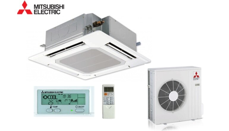 Thiết kế điều hòa Mitsubishi Electric Inverter 48000 BTU 1 chiều PLY-P48BALCM hiện đại, bắt mắt 