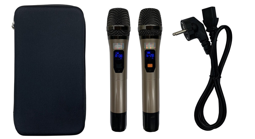 Tặng kèm 2 micro UHF khi mua loa kéo BOSSINON N8508K