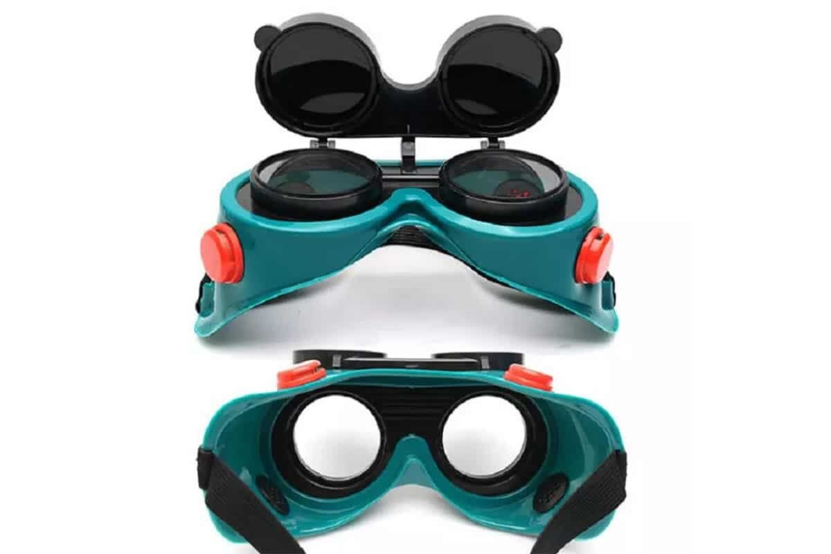 Kính hàn 2 lớp trắng đen Total TSP303