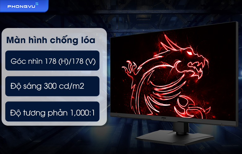 Màn hình LCD MSI 27 inch Optix MAG274QRF QD | Chống lóa
