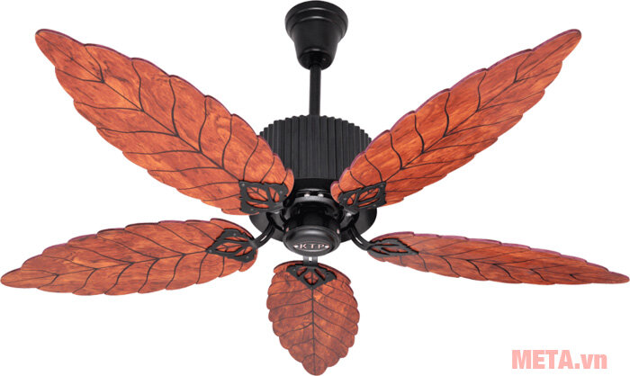 Quạt trần cánh gỗ hình lá Kim Thuận Phong BM08 - 5 cánh Quạt trần cánh gỗ hình lá Kim Thuận Phong BM08 - 5 cánh
