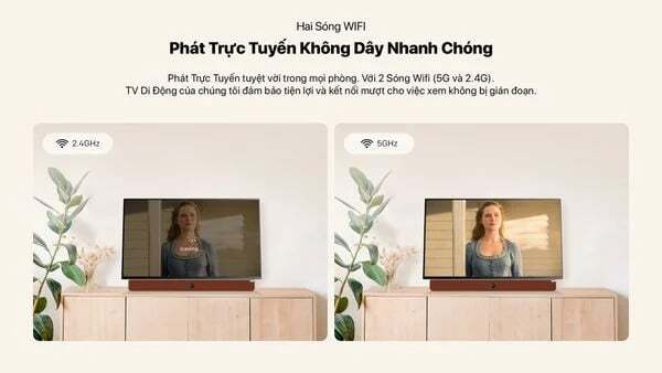 Tivi Coocaa 24LP6000G có 2 sóng wifi Tivi Coocaa 24LP6000G có 2 sóng wifi