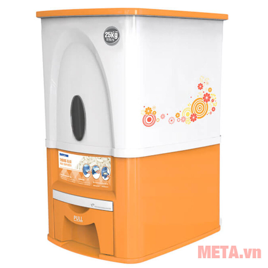 Thùng gạo Duy Tân Matsu 25kg Thùng gạo Duy Tân Matsu 25kg