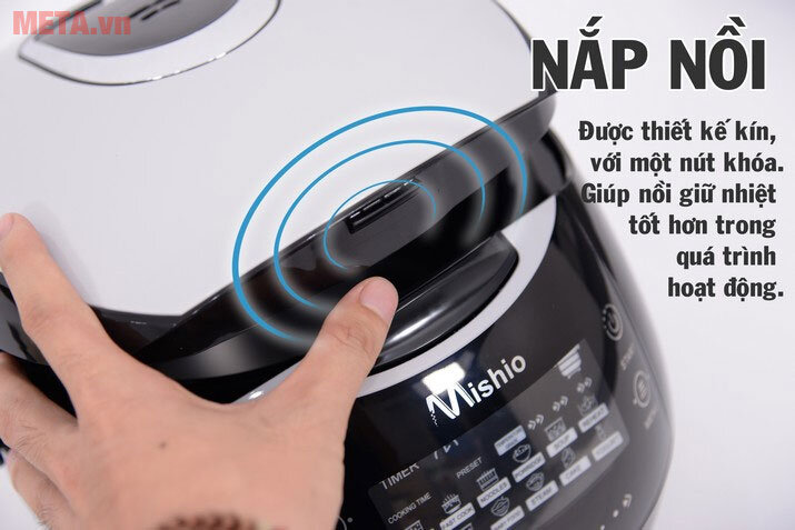 Máy làm tỏi đen đa năng cảm ứng Ceramic Mishio MK03