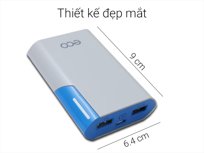Pin sạc dự phòng 7.500 mAh ECO Y39A Pin sạc dự phòng 7.500 mAh ECO Y39A