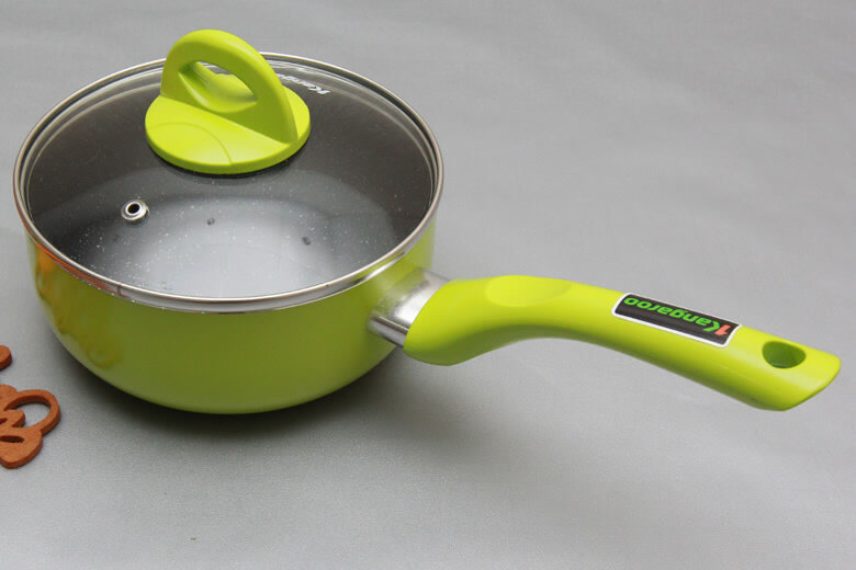 Nồi nhôm đáy từ chống dính 16 cm Kangaroo KG 921 màu cam Nồi nhôm đáy từ chống dính 16 cm Kangaroo KG 921 màu cam