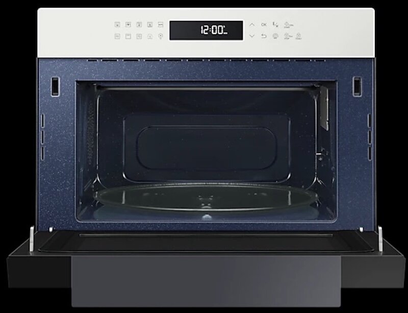 Khoang lò được tráng men Ceramic chống bám bẩn, dễ dàng lau chùi và vệ sinh