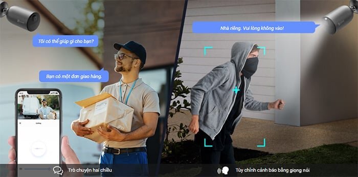 Camera Wifi không dây Ezviz EB3 2K