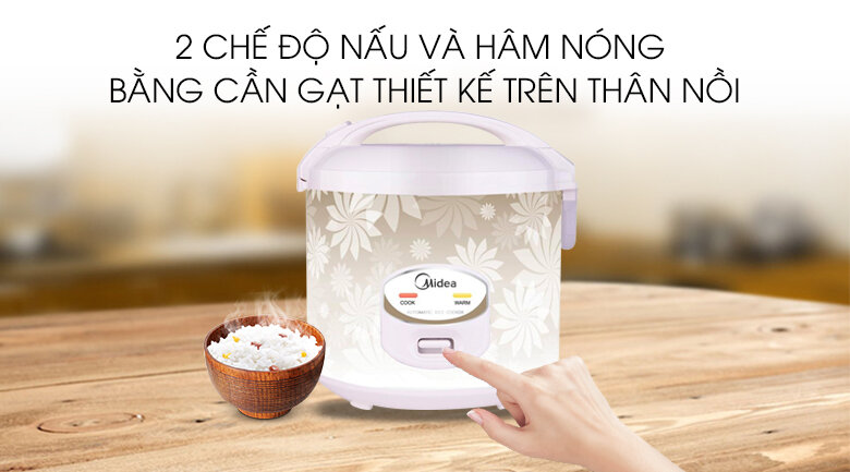 Nồi cơm điện Midea 1.8 lít MR-CM18SG