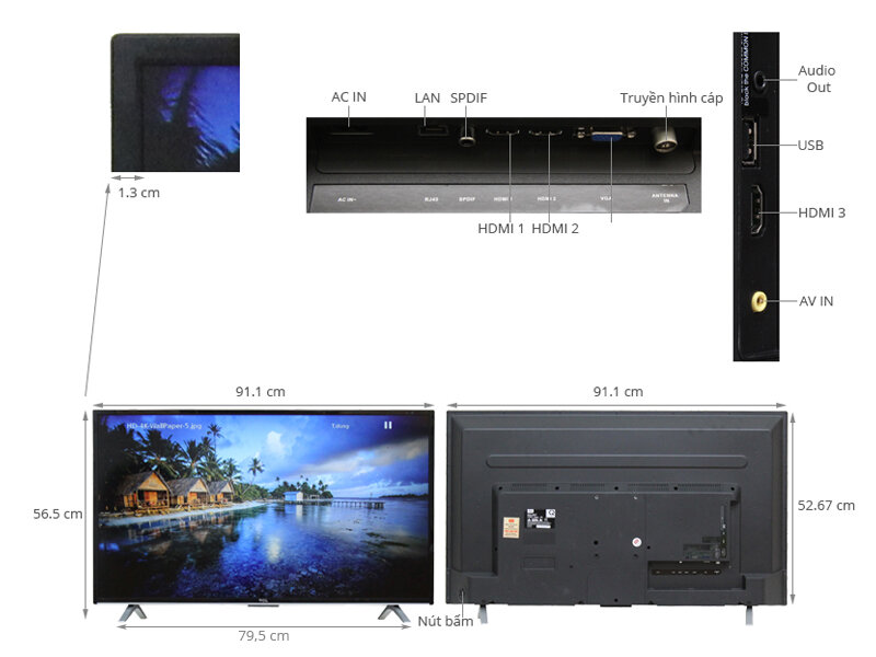 Internet Tivi TCL 40 inch L40D2780 Internet Tivi TCL 40 inch L40D2780