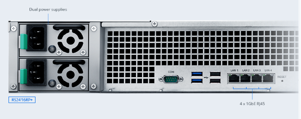 Ổ lưu trữ mạng Synology RS2416RP  (chưa có ổ cứng)