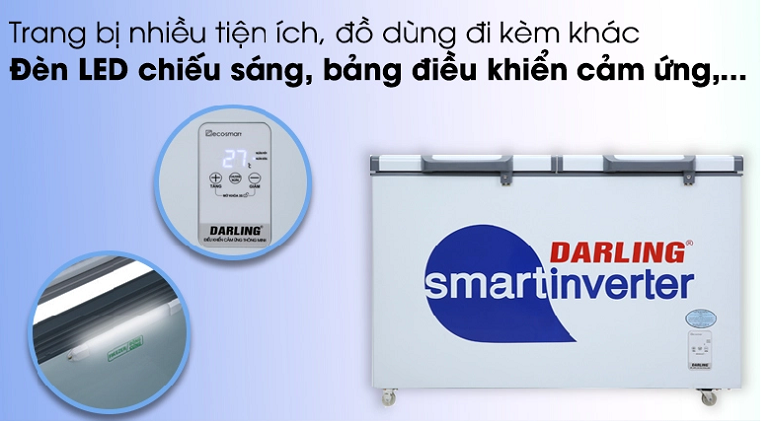 Tủ đông Darling inverter 2 ngăn 370 lít DMF-3699WSI-4 3 Tủ đông Darling inverter 2 ngăn 370 lít DMF-3699WSI-4