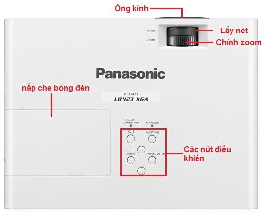 Máy chiếu Panasonic PT-LB423-LCD -4.100 ANSI Lumens - Hàng chính hãng phải có phiếu bảo hành chính hãng