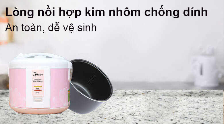Nồi cơm điện Midea 1.8 lít MR-CM1805 Nồi cơm điện Midea 1.8 lít MR-CM1805