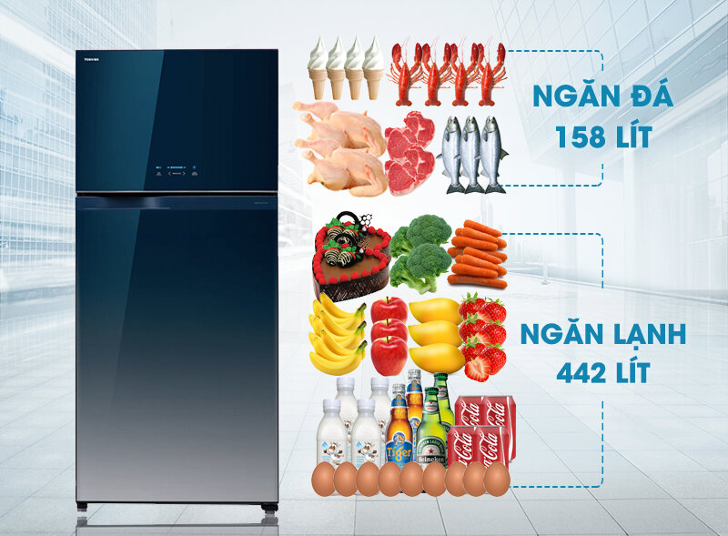 Tủ lạnh Toshiba 600 lít GR-WG66VDAZ Tủ lạnh Toshiba 600 lít GR-WG66VDAZ