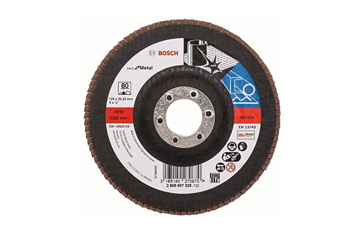 Đĩa nhám xếp P180 Ø125mm Bosch 2608607328