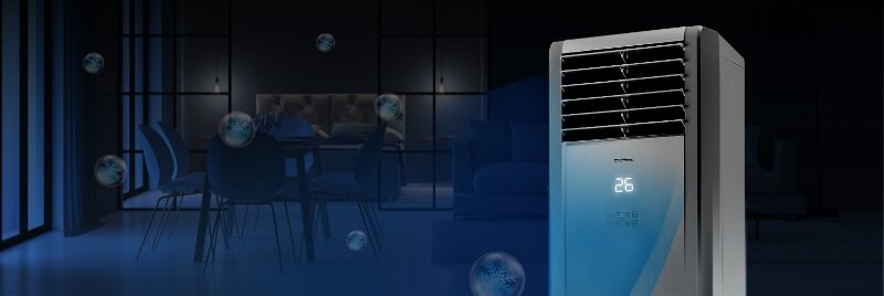 Điều hòa Gree 1 chiều 18000BTU GVC18AL-K6NNC7A tự hiển thị mã loĩo