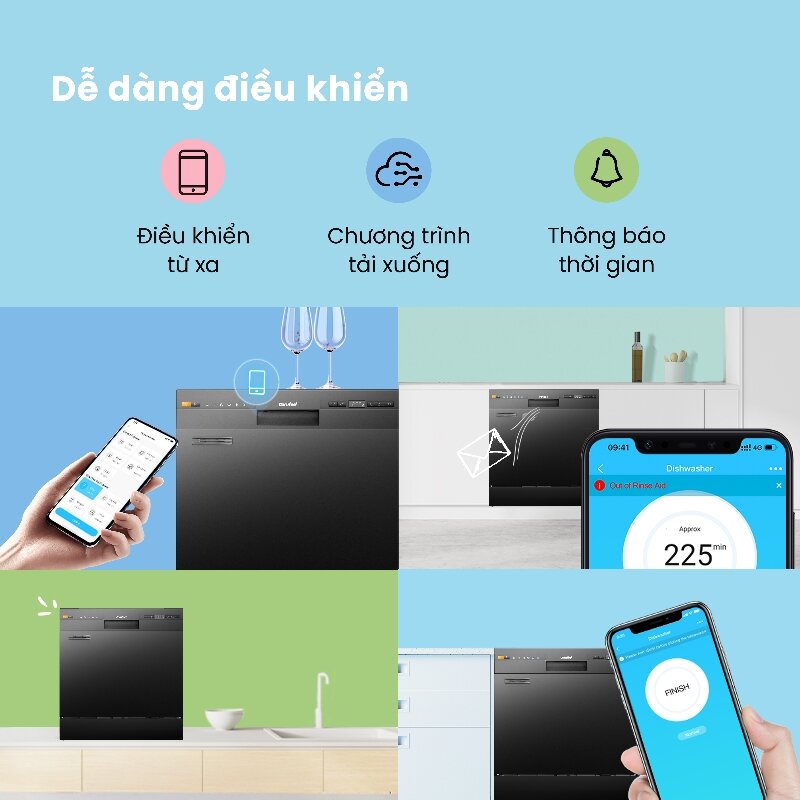 Máy rửa bát 12 bộ Comfee CDW-10F60TB