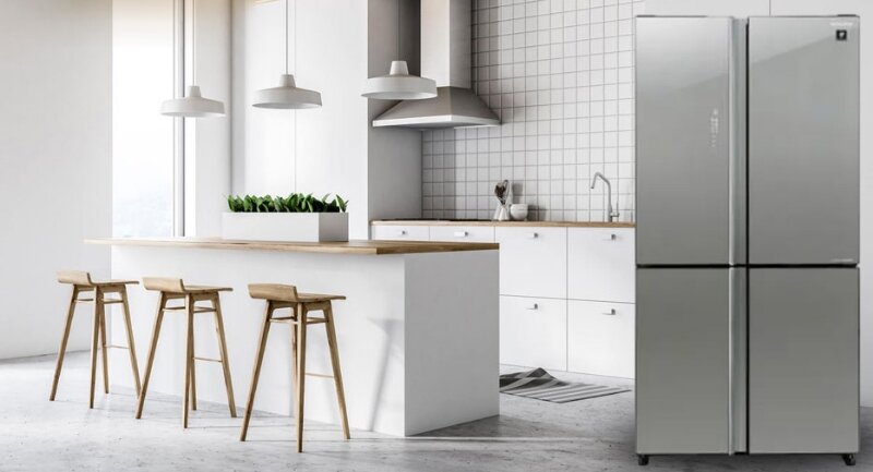 Tủ lạnh Sharp 572 lít SJ-FXP650VG-SL