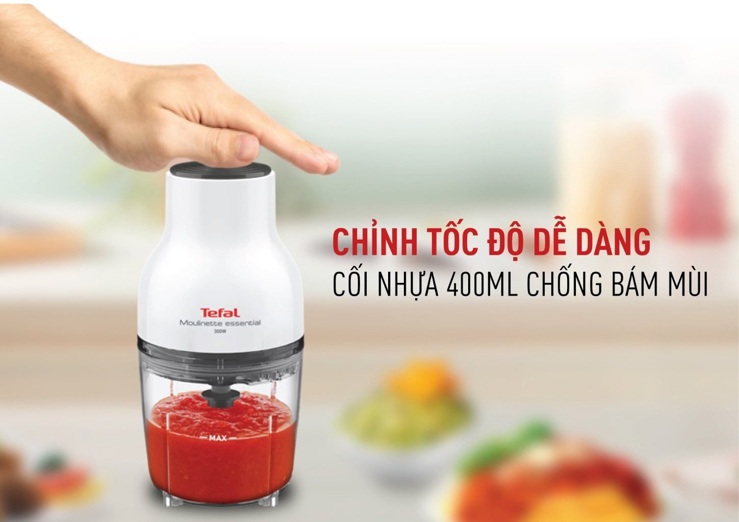 Dễ dàng điều chỉnh tốc độ xay Dễ dàng điều chỉnh tốc độ xay